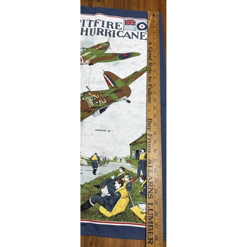 Spitfire Hurricane Airplanes Tea Towel 18x28